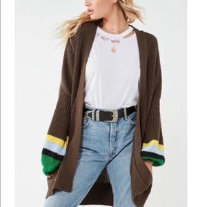 Urban Outfitters BDG Green Cardigan Medium